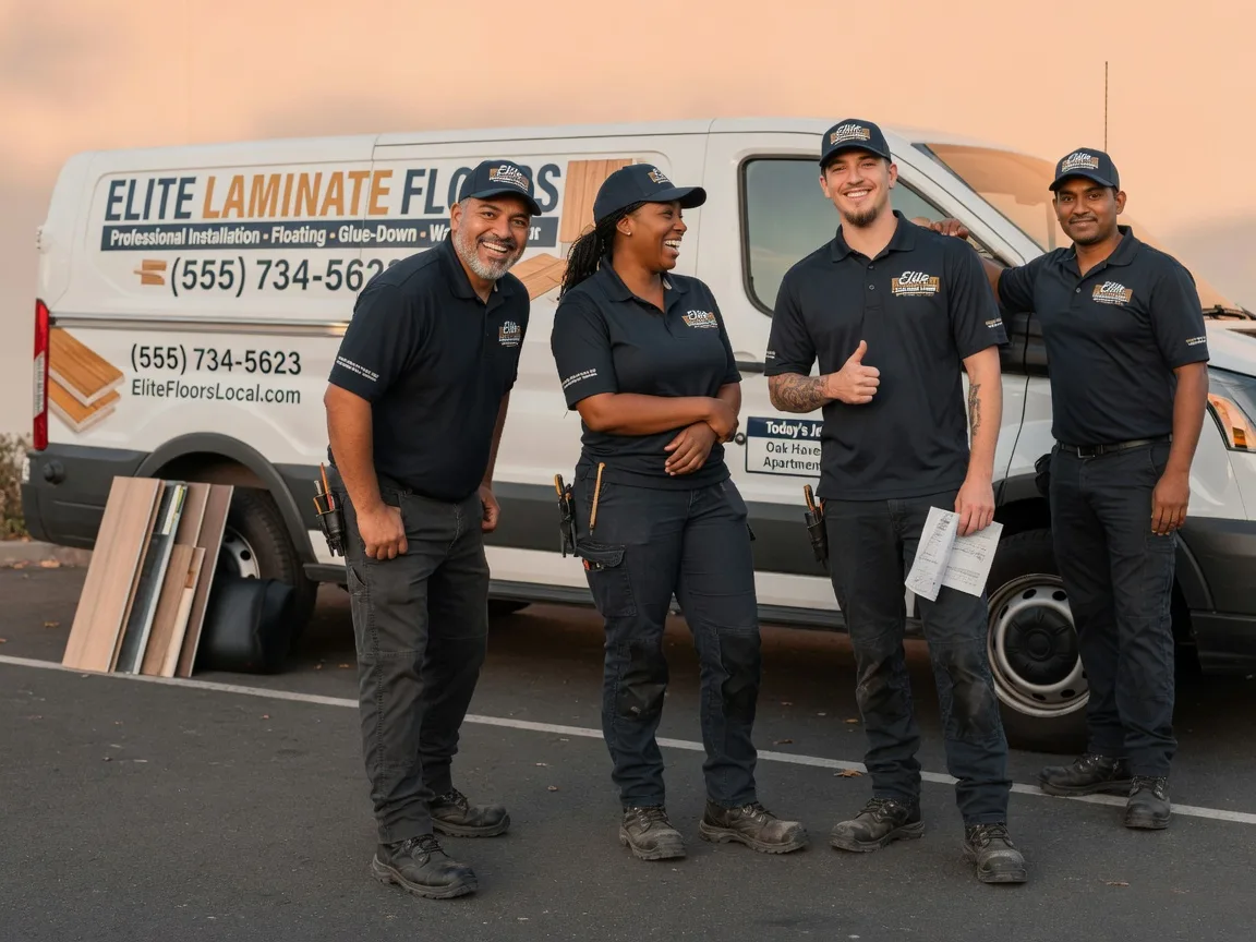 Laminate flooring installation company in Rosanky, TX